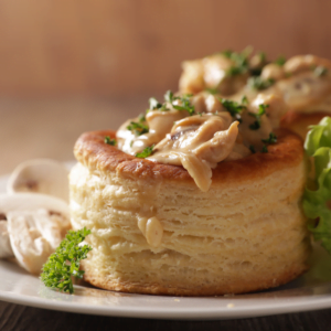 Bouchée à la reine au ris de veau