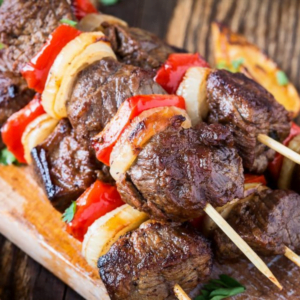 Brochettes de boeuf